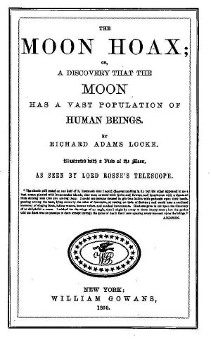 [Gutenberg 62779] • The Moon Hoax / Or, A Discovery that the Moon has a Vast Population of Human Beings